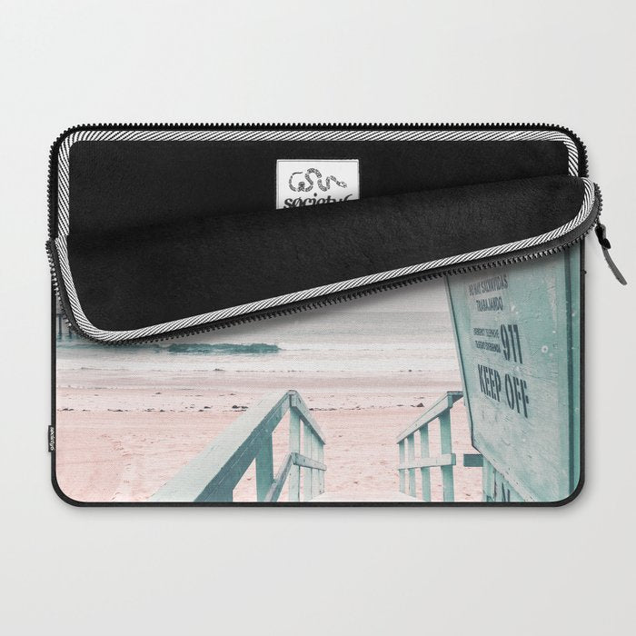 Lifeguard Tower California Beach Life Laptop Sleeve Gallery Image 2