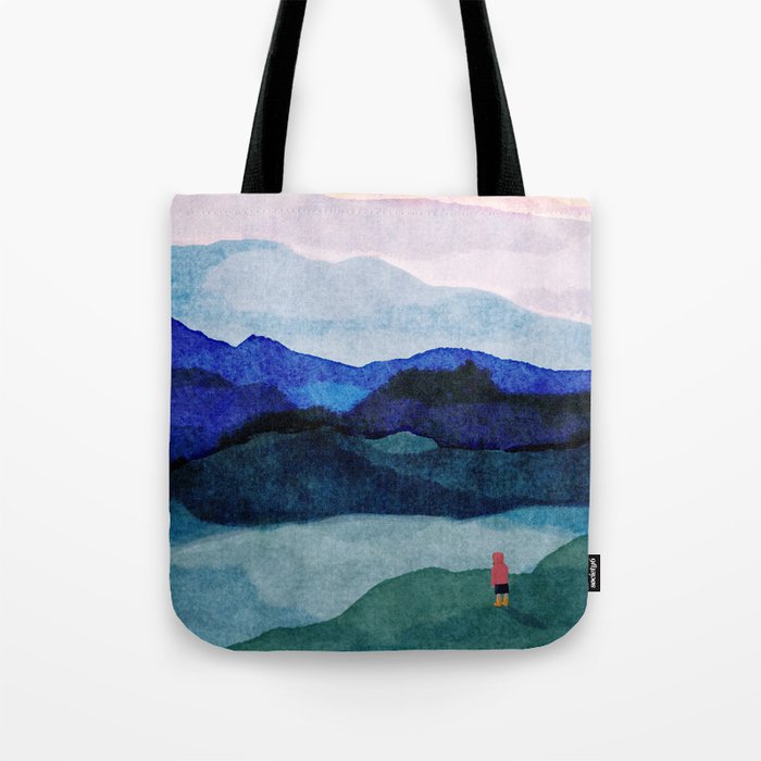 Morning walk and yellow boots Tote Bag Gallery Image 1