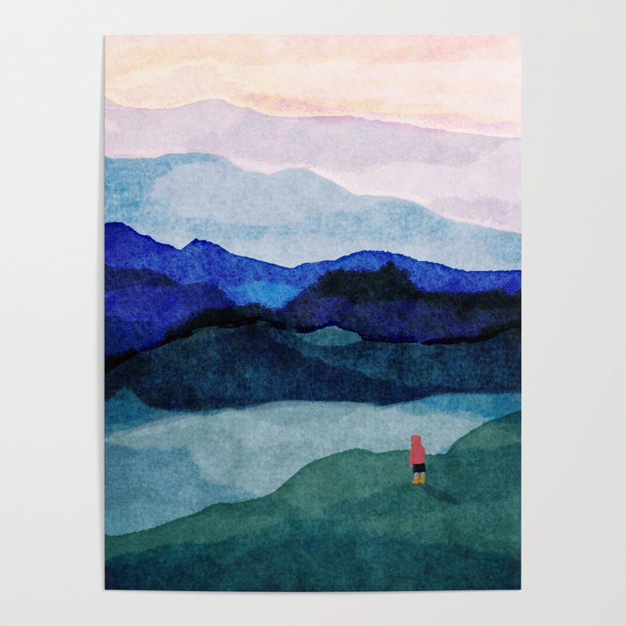 Morning walk and yellow boots Poster Gallery Image 4