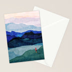 Morning walk and yellow boots Stationery Card Gallery Image 2