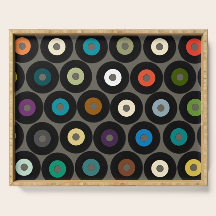 VINYL metal Serving Tray Gallery Image 1
