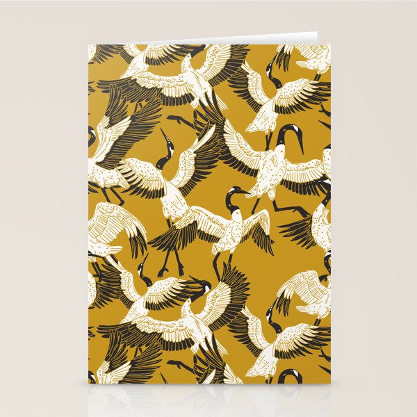 The ritual of the crane dance Stationery Card Gallery Image 2
