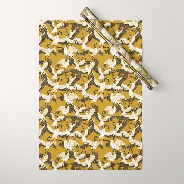 The ritual of the crane dance Wrapping Paper Gallery Image 1