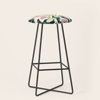Spring Black Birds Stool Gallery Image 1