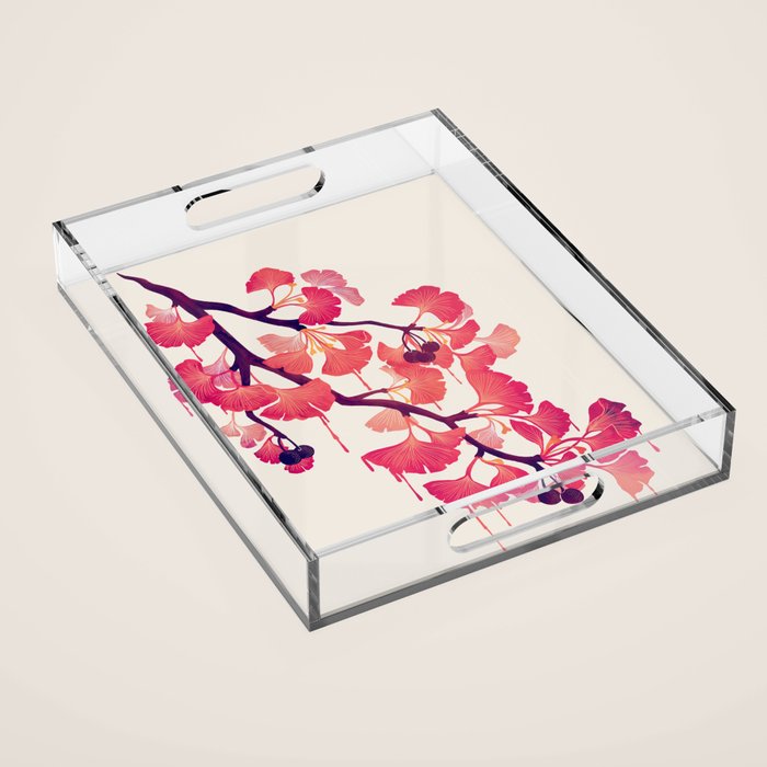 O Ginkgo Acrylic Tray Gallery Image 1