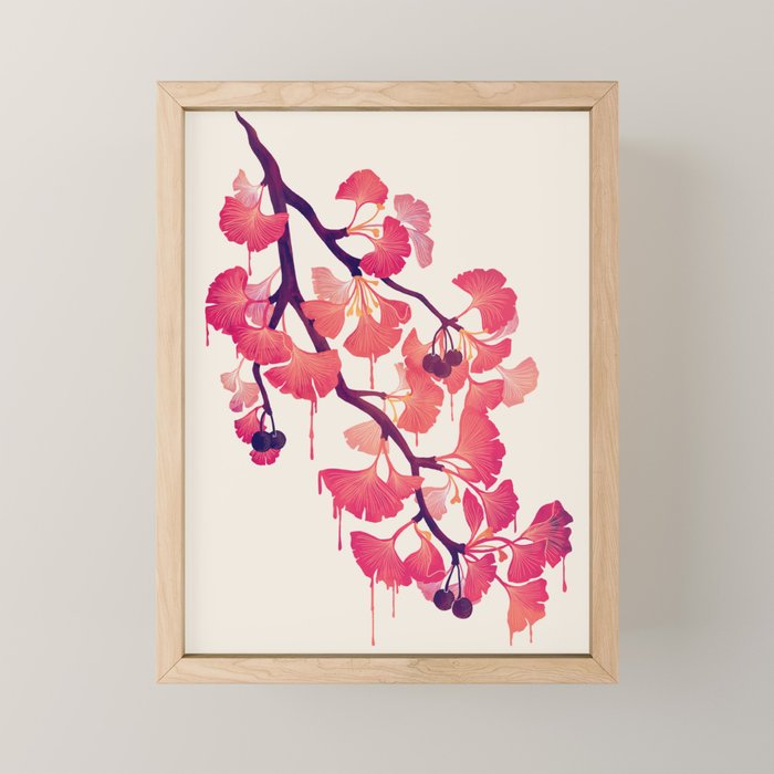 O Ginkgo Mini Art Print Gallery Image 1