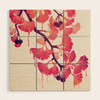 O Ginkgo Wood Wall Art Gallery Image 1