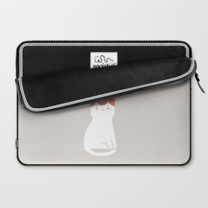Cat and Plants: Flower Fragrance  Laptop Sleeve Gallery Image 2