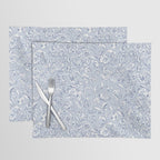 Painterly Florals - Light Blue Placemat Gallery Image 1