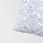 Painterly Florals - Light Blue Pillow Sham Gallery Image 4