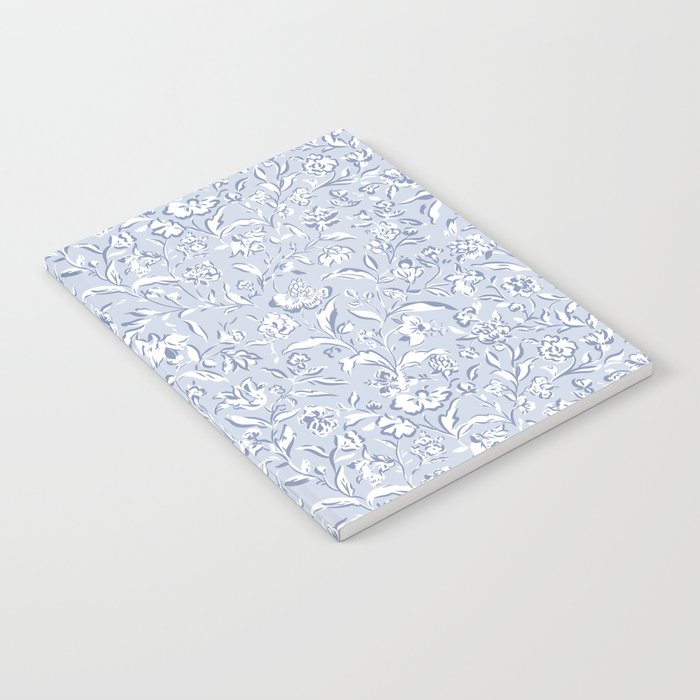 Painterly Florals - Light Blue Notebook Gallery Image 2