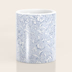 Painterly Florals - Light Blue Coffee Mug Gallery Image 4