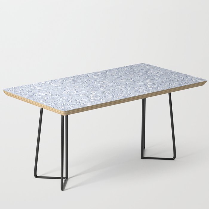 Painterly Florals - Light Blue Coffee Table Gallery Image 1
