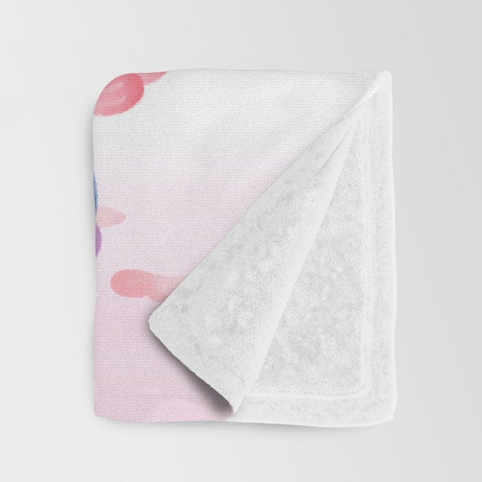 Cherry blossom slug Throw Blanket Gallery Image 3