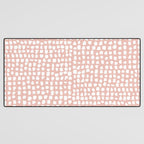 Dots (Pink) Desk Mat Gallery Image 3
