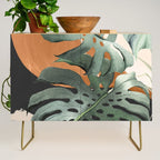 Abstract Art Tropical Leaves 162 Credenza Gallery Image 1