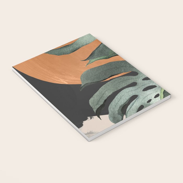 Abstract Art Tropical Leaves 162 Notebook Gallery Image 3