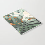 Abstract Art Tropical Leaves 162 Notebook Gallery Image 2