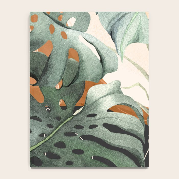 Abstract Art Tropical Leaves 162 Notebook Gallery Image 4