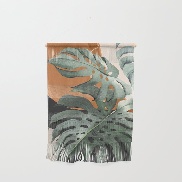 Abstract Art Tropical Leaves 162 Wall Hanging Gallery Image 1