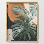 Abstract Art Tropical Leaves 162 Serving Tray Gallery Image 1