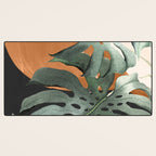 Abstract Art Tropical Leaves 162 Desk Mat Gallery Image 3