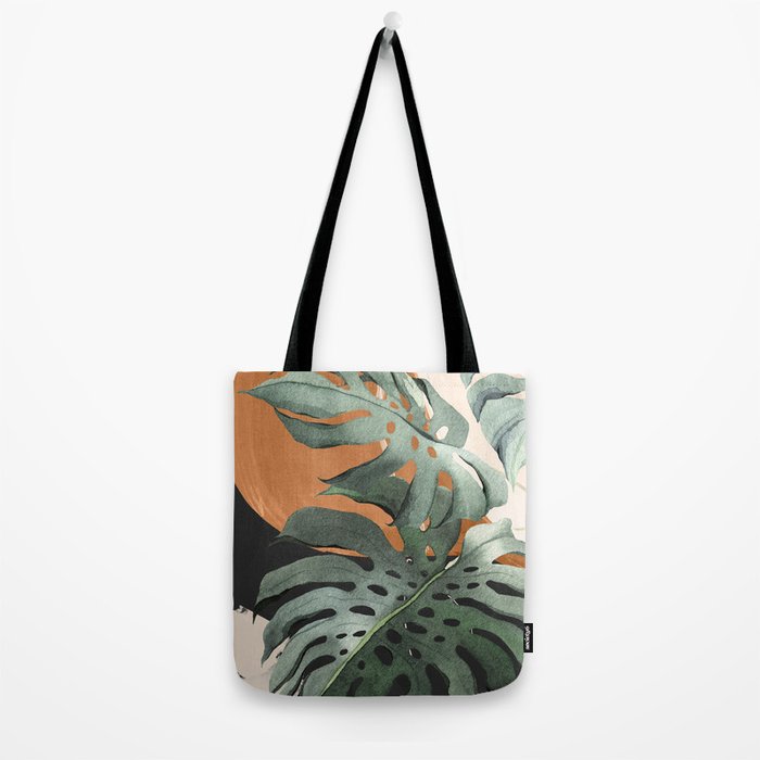 Abstract Art Tropical Leaves 162 Tote Bag Gallery Image 2