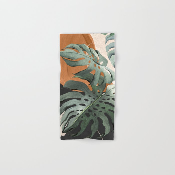 Abstract Art Tropical Leaves 162 Bath Towel Gallery Image 1