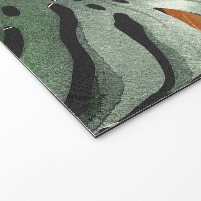 Abstract Art Tropical Leaves 162 Welcome Mat Gallery Image 2