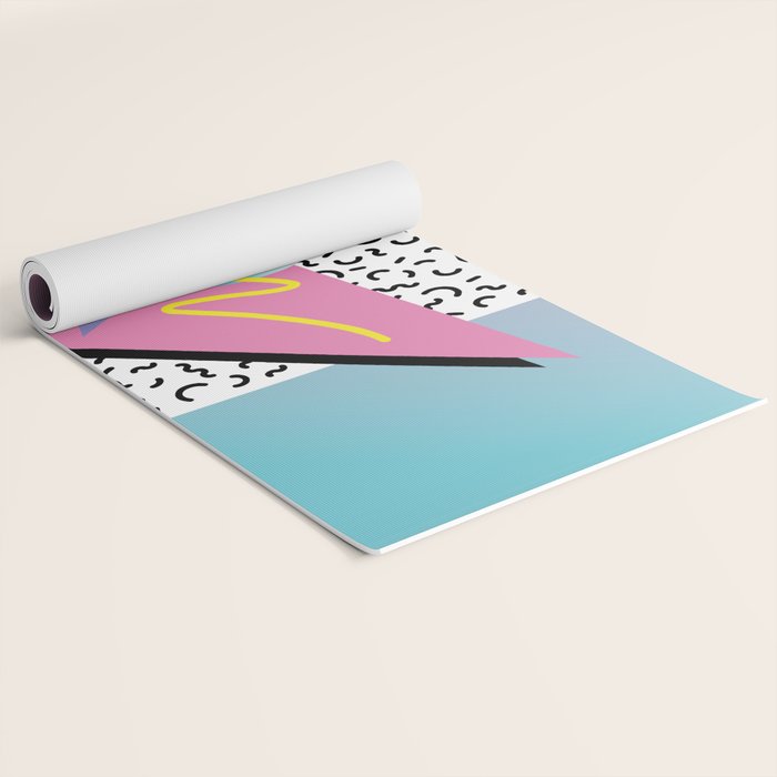 Memphis pattern 91 - 80s / 90s Retro Yoga Mat Gallery Image 2