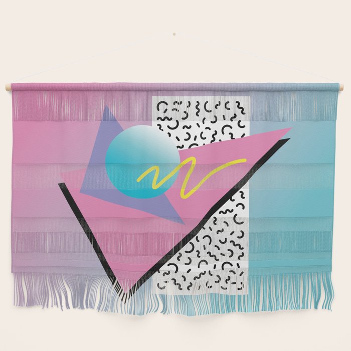 Memphis pattern 91 - 80s / 90s Retro Wall Hanging Gallery Image 1