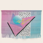 Memphis pattern 91 - 80s / 90s Retro Wall Hanging Gallery Image 1