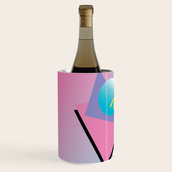 Memphis pattern 91 - 80s / 90s Retro Wine Chiller Gallery Image 2