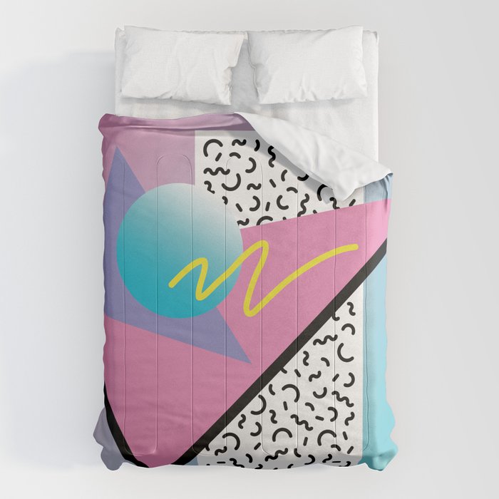 Memphis pattern 91 - 80s / 90s Retro Comforter Gallery Image 6