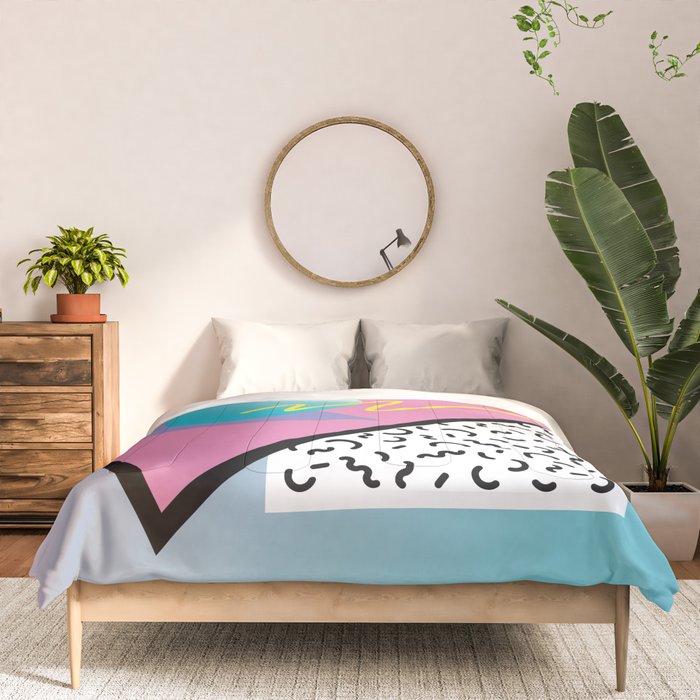 Memphis pattern 91 - 80s / 90s Retro Comforter Gallery Image 3