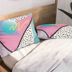 Memphis pattern 91 - 80s / 90s Retro Pillow Sham Gallery Image 2
