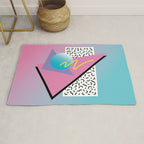 Memphis pattern 91 - 80s / 90s Retro Rug Gallery Image 1
