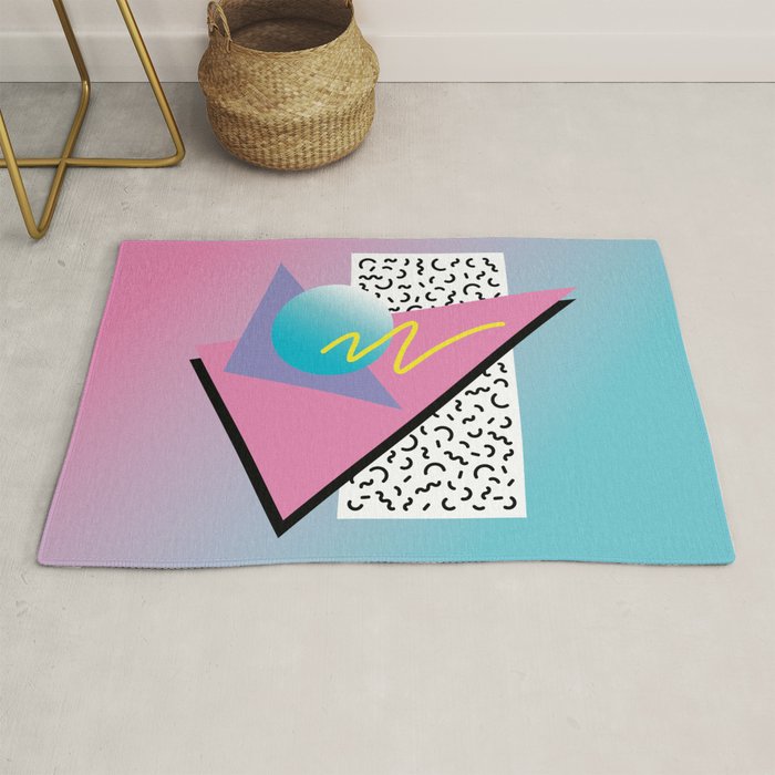 Memphis pattern 91 - 80s / 90s Retro Rug Gallery Image 1