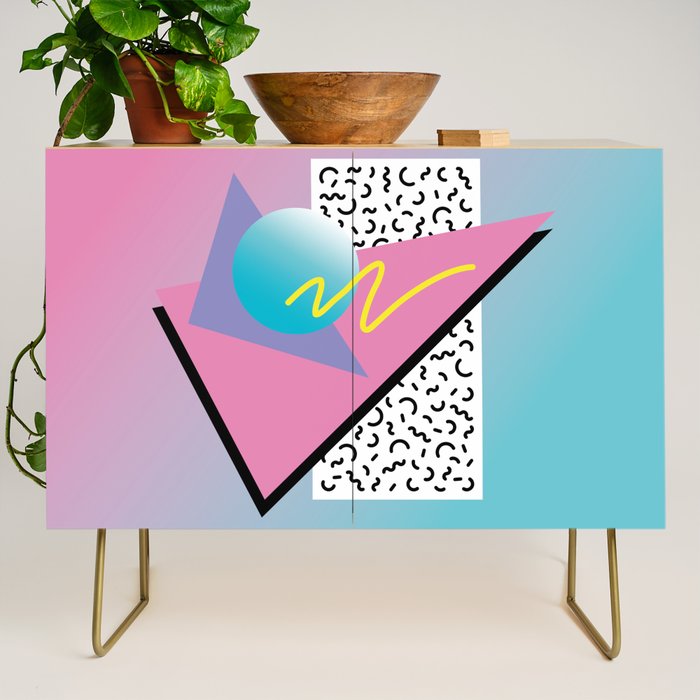 Memphis pattern 91 - 80s / 90s Retro Credenza Gallery Image 1
