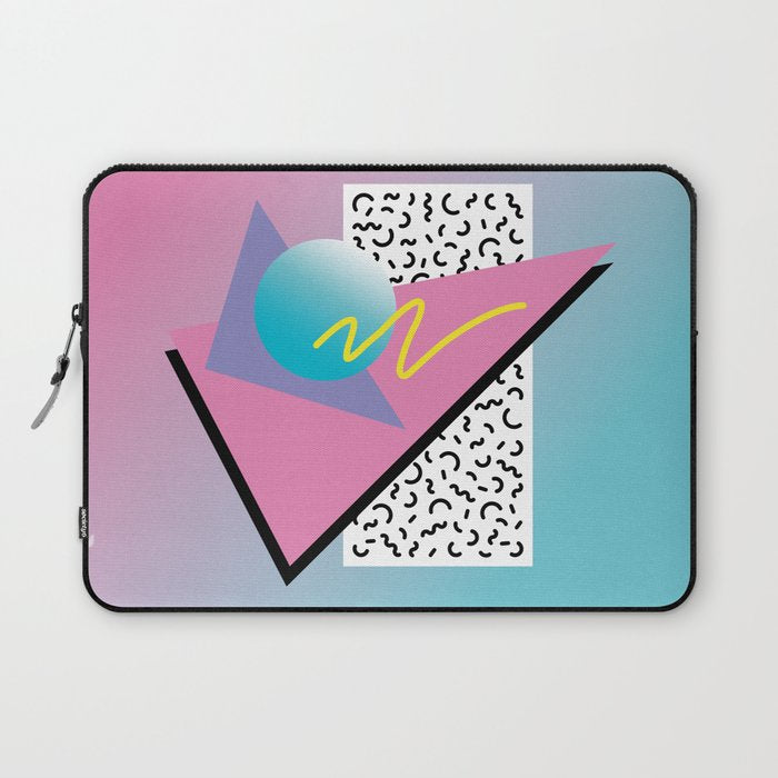 Memphis pattern 91 - 80s / 90s Retro Laptop Sleeve Gallery Image 1