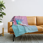 Memphis pattern 91 - 80s / 90s Retro Throw Blanket Gallery Image 1