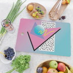 Memphis pattern 91 - 80s / 90s Retro Cutting Board Gallery Image 2