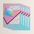 Memphis pattern 91 - 80s / 90s Retro Wrapping Paper Gallery Image 3