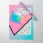 Memphis pattern 91 - 80s / 90s Retro Wrapping Paper Gallery Image 1
