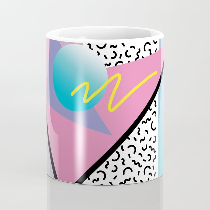 Memphis pattern 91 - 80s / 90s Retro Coffee Mug Gallery Image 4