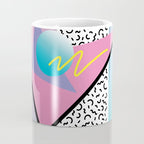 Memphis pattern 91 - 80s / 90s Retro Coffee Mug Gallery Image 4