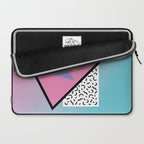 Memphis pattern 91 - 80s / 90s Retro Laptop Sleeve Gallery Image 2