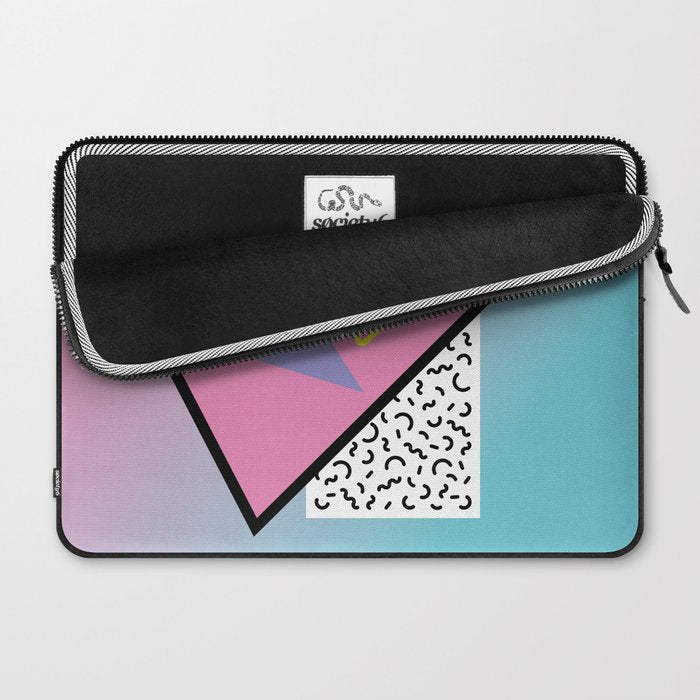 Memphis pattern 91 - 80s / 90s Retro Laptop Sleeve Gallery Image 2