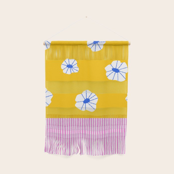 Scattered Flowers and Stripes Wall Hanging Gallery Image 1