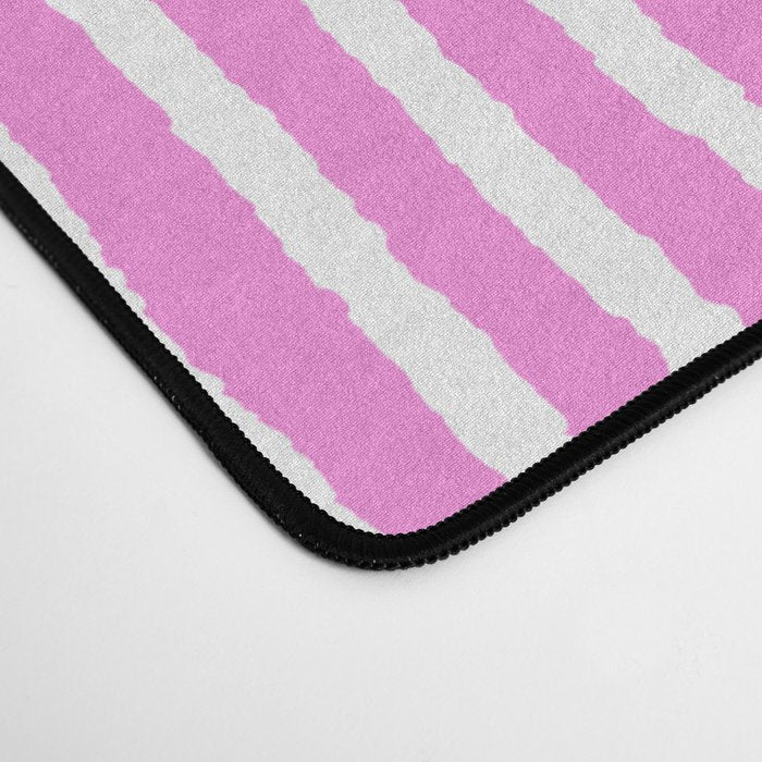 Scattered Flowers and Stripes Desk Mat Gallery Image 4